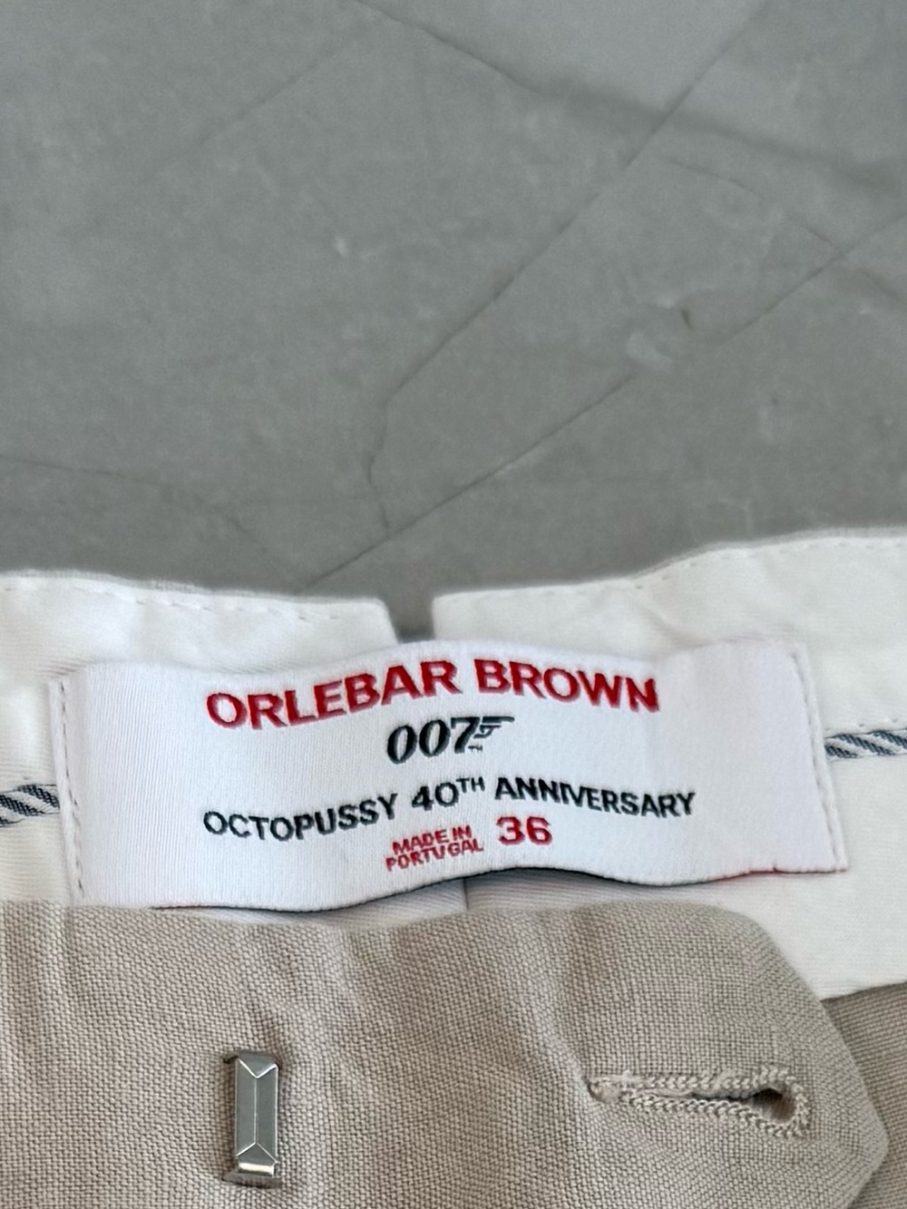 ORLEBAR BROWN JAMES BOND 007 Griffon Lino Trousers - Picture 6 of 14